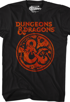 Rusted Logo Dungeons & Dragons T-Shirt