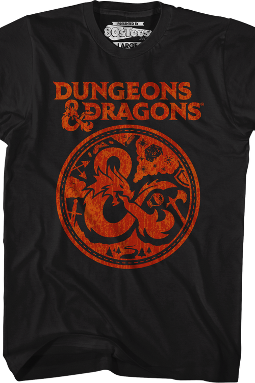 Rusted Logo Dungeons & Dragons T-Shirt