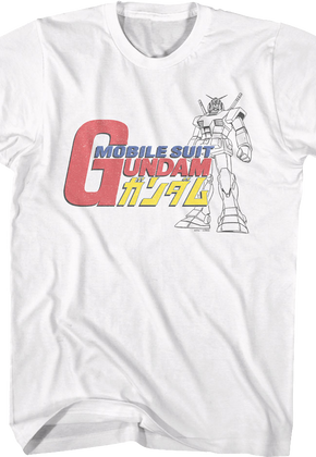RX-78-2 Sketch Gundam T-Shirt