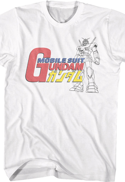 RX-78-2 Sketch Gundam T-Shirt