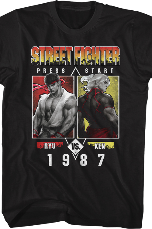 Ryu vs. Ken 1987 Street Fighter T-Shirt