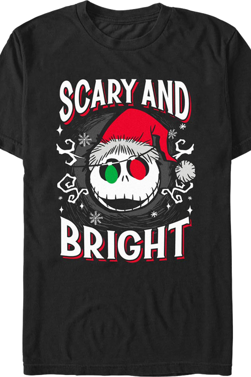 Scary And Bright Nightmare Before Christmas T-Shirt