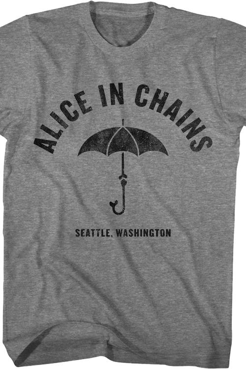 Seattle Umbrella Alice In Chains T-Shirt