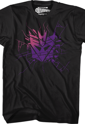 Shattered Glass Decepticons Logo Transformers T-Shirt