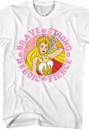 She-Ra Brave Strong Heroic Fierce Masters of the Universe T-Shirt