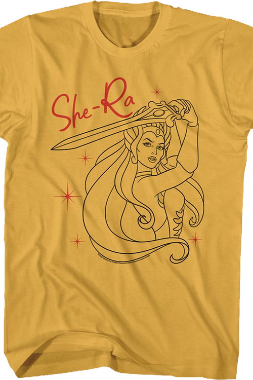 She-Ra Sketch Masters of the Universe T-Shirt