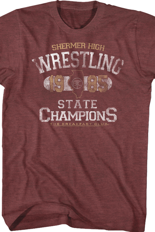 Shermer High Wrestling Breakfast Club T-Shirt