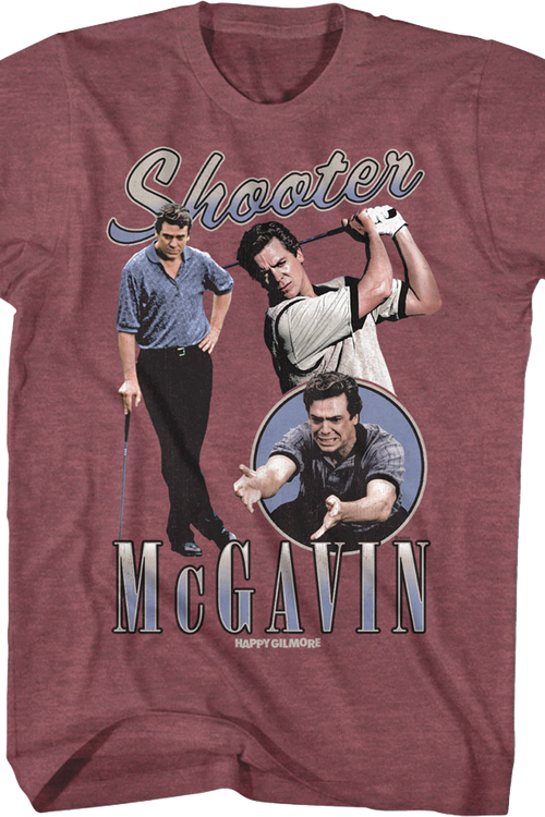 Shooter McGavin Collage Happy Gilmore T-Shirt