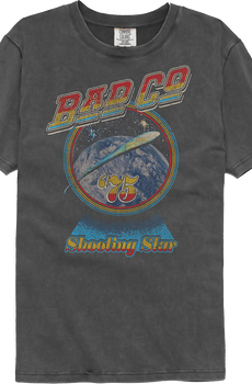 Shooting Star '75 Bad Company Comfort Colors Brand T-Shirt