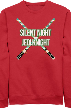 Silent Night Jedi Knight Star Wars Sweatshirt