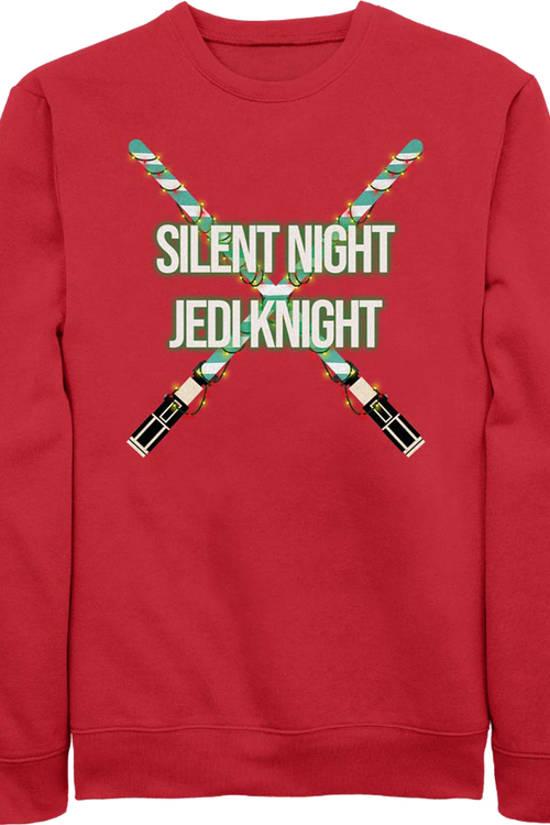 Silent Night Jedi Knight Star Wars Sweatshirt