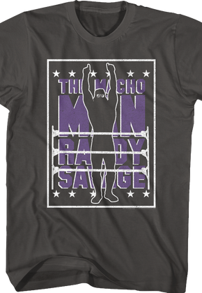 Silhouette Macho Man Randy Savage T-Shirt