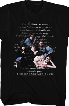 Sincerely Yours Breakfast Club T-Shirt