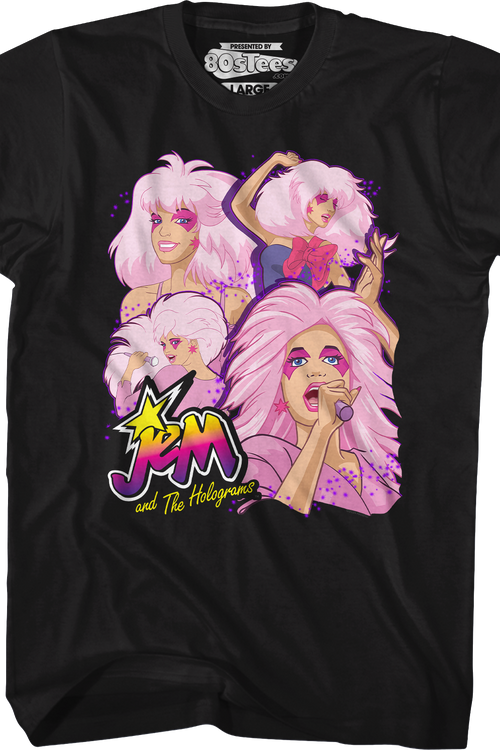 Singer Collage Jem And The Holograms T-Shirt