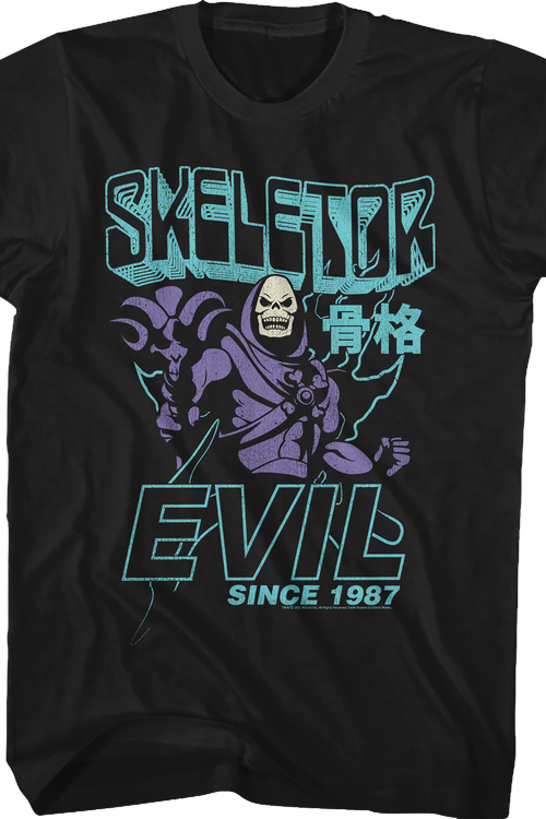 Skeletor Evil Since 1987 Masters of the Universe T-Shirt