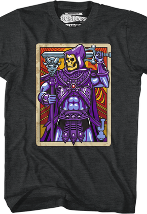 Skeletor Joker Playing Card T-Shirt