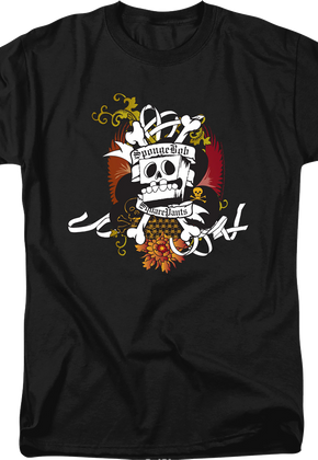 Skull And Crossbones SpongeBob SquarePants T-Shirt