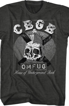 Skull Mohawk CBGB T-Shirt