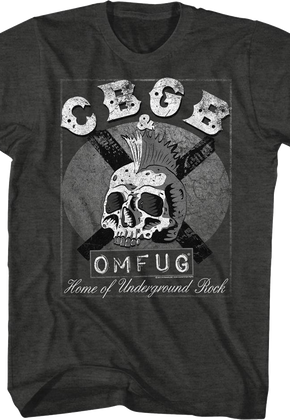 Skull Mohawk CBGB T-Shirt