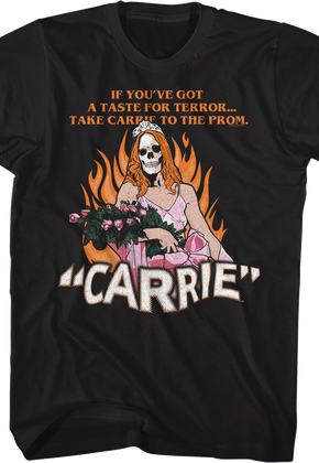 Skull Prom Queen Carrie T-Shirt