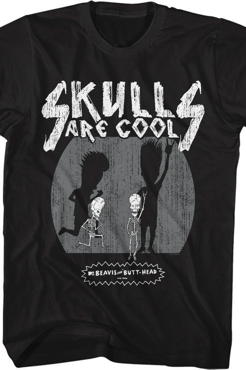 Skulls Are Cool Beavis And Butt-Head T-Shirt