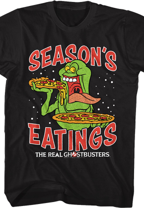 Slimer Season's Eatings Real Ghostbusters T-Shirt