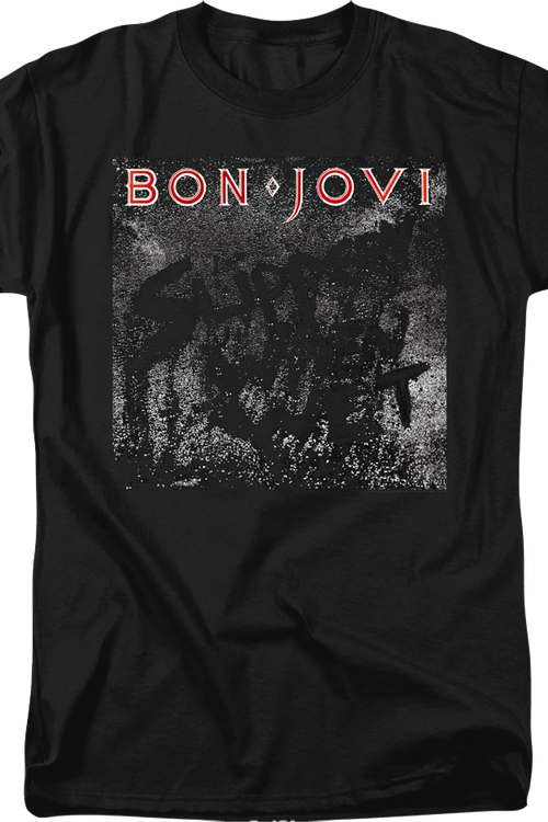 Slippery When Wet Cover Bon Jovi T-Shirt