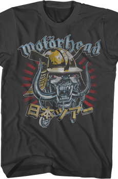 Snaggletooth Samurai Kabuto Helmet Motorhead T-Shirt