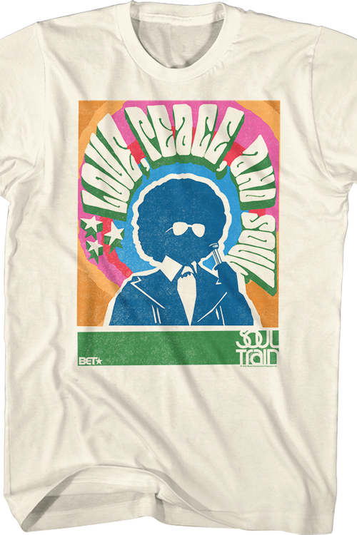 Soul Train Love Peace And Soul T-Shirt