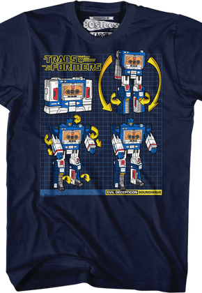 Soundwave Modes Transformers T-Shirt