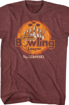 Southern California Bowling League Big Lebowski T-Shirt