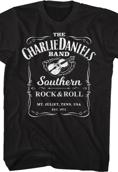 Southern Rock & Roll Charlie Daniels Band T-Shirt