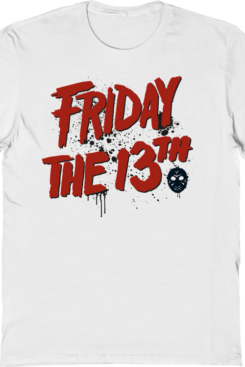 Splatter Logo Friday The 13th T-Shirt