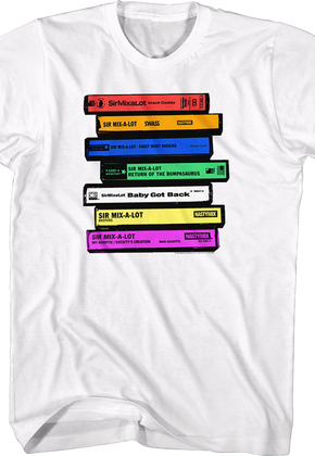 Stacked Cassettes Sir Mix-a-Lot Shirt