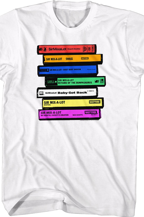 Stacked Cassettes Sir Mix-a-Lot Shirt