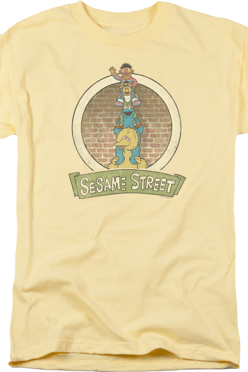 Stacked Friends Sesame Street T-Shirt