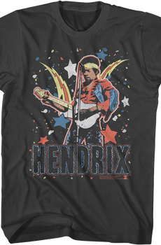 Star Bursts Jimi Hendrix T-Shirt