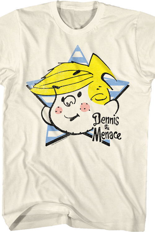 Star Head Shot Dennis The Menace T-Shirt