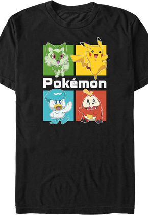 Starter Squares Pokemon T-Shirt