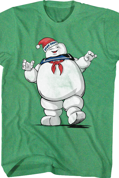 Stay Puft Santa Claus Hat Real Ghostbusters T-Shirt