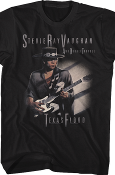 Stevie Ray Vaughan and Double Trouble Texas Flood T-Shirt