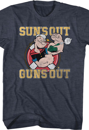 Sun's Out Guns Out Popeye T-Shirt