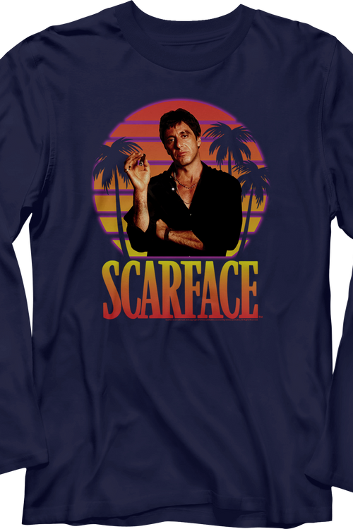 Sunset Scarface Long Sleeve Shirt