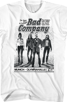 Super Group in Concert Bad Company T-Shirt