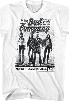 Super Group in Concert Bad Company T-Shirt
