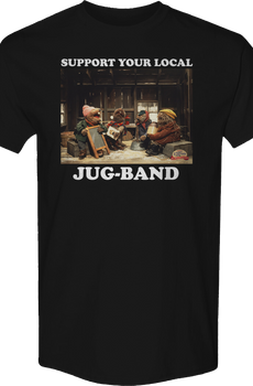 Support Your Local Jug-Band Emmet Otter T-Shirt