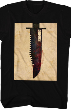 Survival Knife Rambo T-Shirt