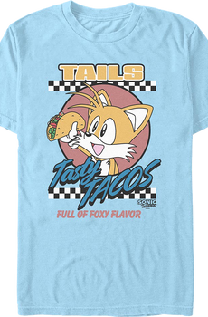 Tails Tasty Tacos Sonic The Hedgehog T-Shirt