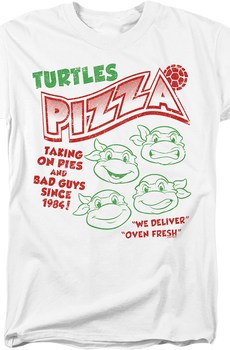 Taking On Pies And Bad Guys Teenage Mutant Ninja Turtles T-Shirt