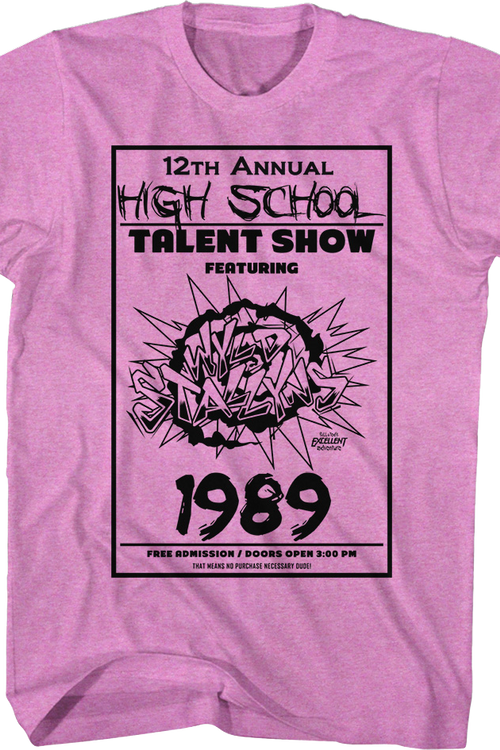 Talent Show Bill and Ted's Excellent Adventure T-Shirt